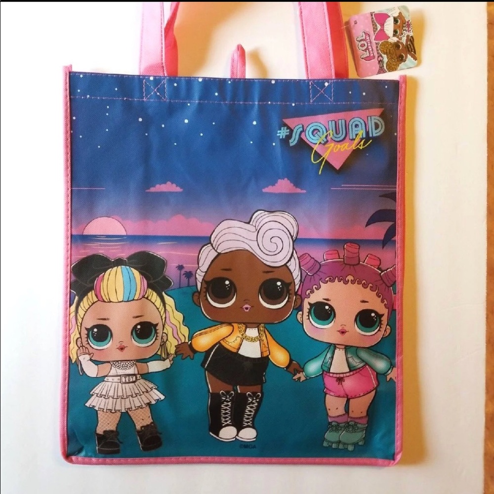 LOL SURPRISE DOLLS SQUAD GOALS TOTE